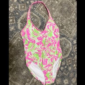 Sold! Lilly Pulitzer pink/green Angelfish swimsuit